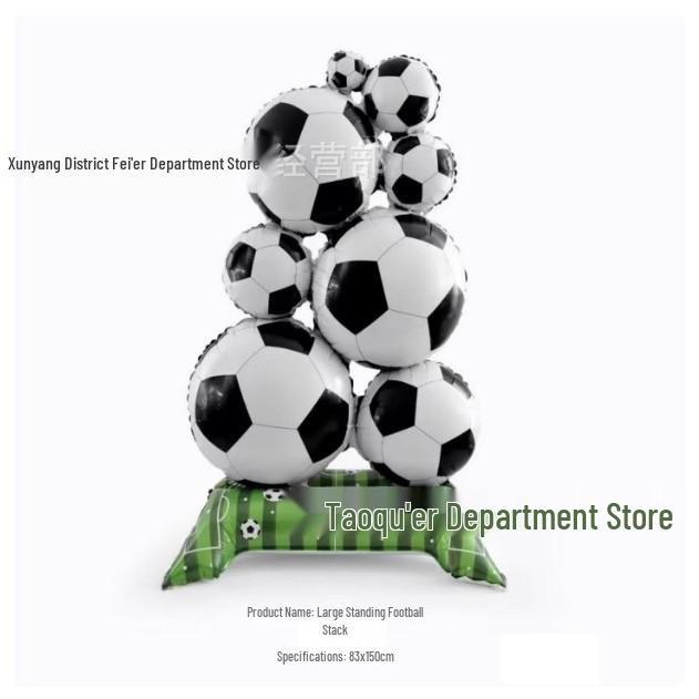Velký stojící fóliový balónek Mistrovství světa pro party dekoraci