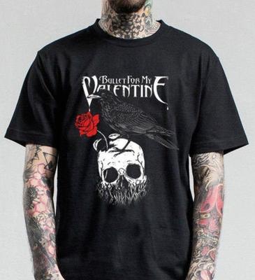 Bullet For My Valentine Raven Vintage T-Shirt Metal Musik Schwarz Unisex T-Shirt