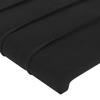 Maison Exclusive - Tête de lit Noir 160x5x118/128 cm Velours