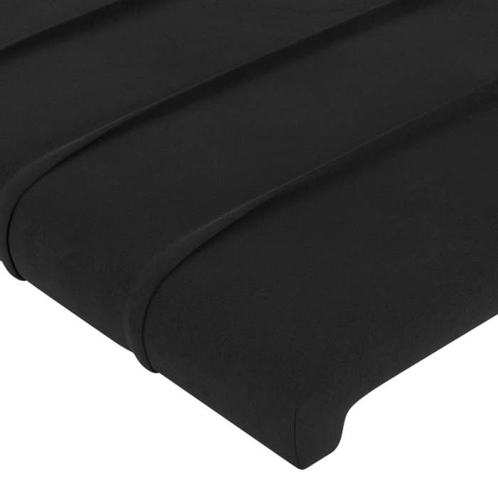 Maison Exclusive - Tête de lit Noir 160x5x118/128 cm Velours