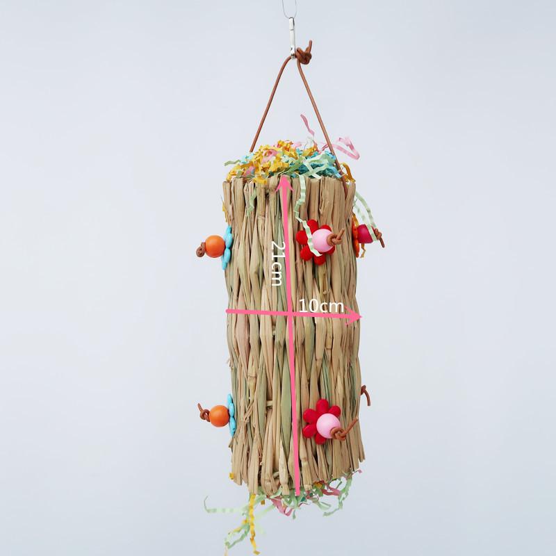 Parrot Bird Chewing Toys Cage Bird Foraging Paper Toys Beneficial Multifunctional Safe Bird Shredder Toys for Cockatiel