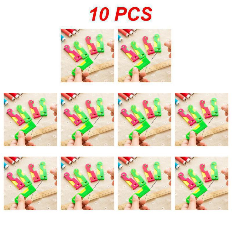 1/3/5/10PCS Automatic Needle Threader High Quality Sewing Simple Hand Needle Thread Tools Durable Plastic Sewing Accessories