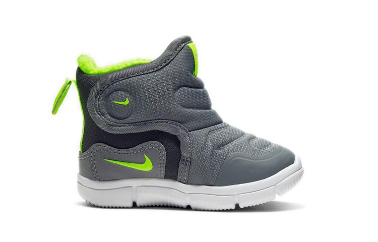 Nike Novice Boot Thermal High Top Toddler Shoes Black Gray Infant And Toddler AV8338-002