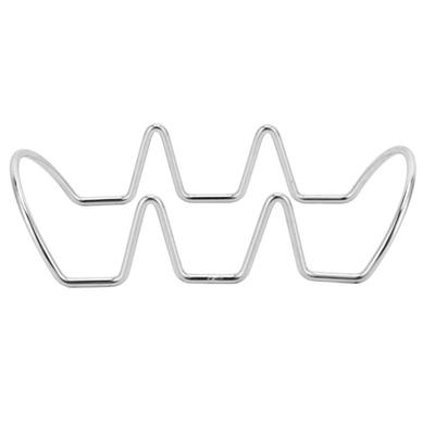Taco-Halter, U-förmiger Taco-Ständer, Edelstahl, Taco-Schalen-Standhalter für Backpartys