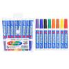 2 Sets 8 Colors Dry Erasable Whiteboard Pen Colorful Fiber Nib Markers Sets for School