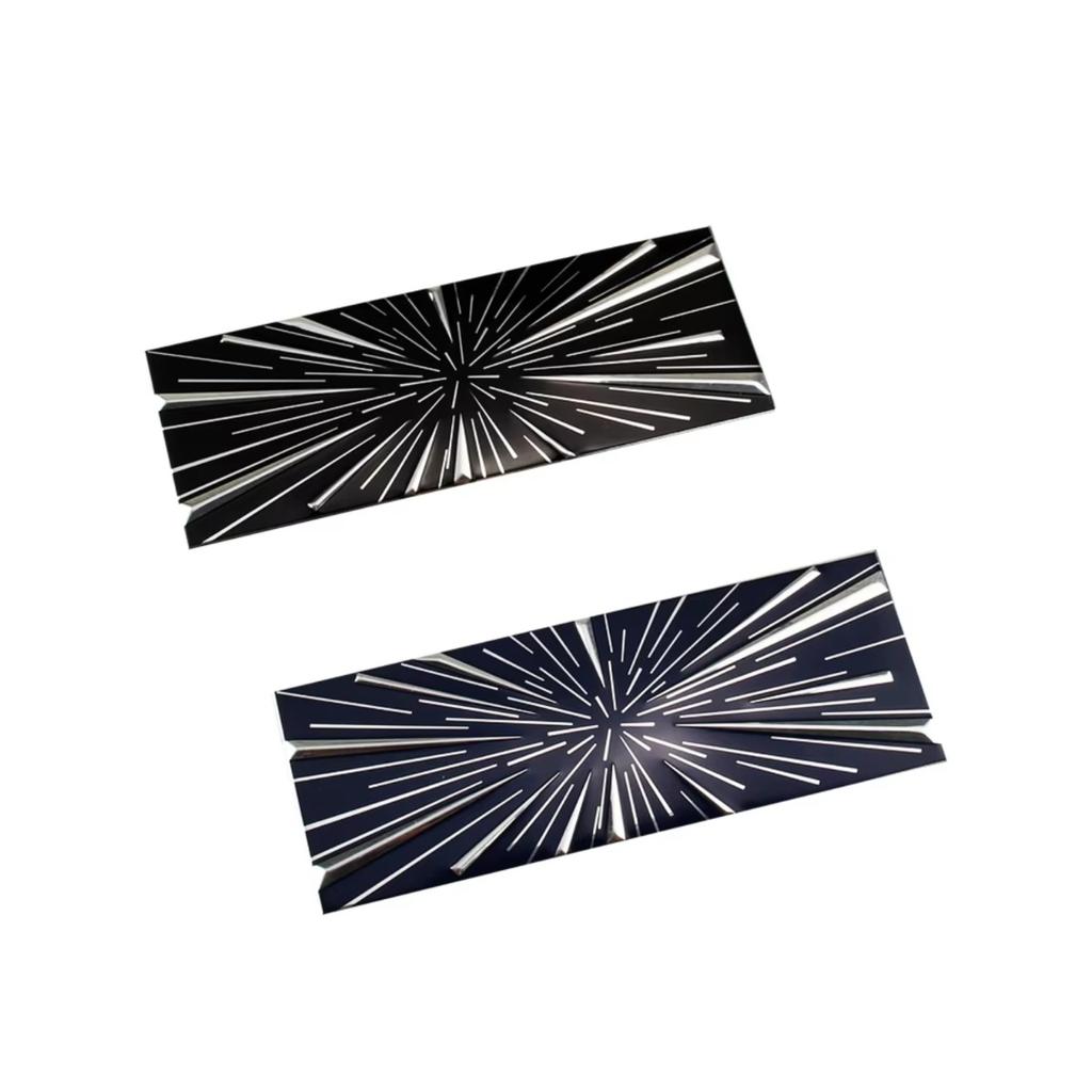 1Pc 3D Aluminum Highland Time Space Tunnel Logo Car Rear Trunk Badge Emblem Decals Sticker