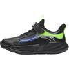 Fashion Lightweight Shock Absorbing Low Top Running Shoes Kids Sneaker Black A12445580N-1