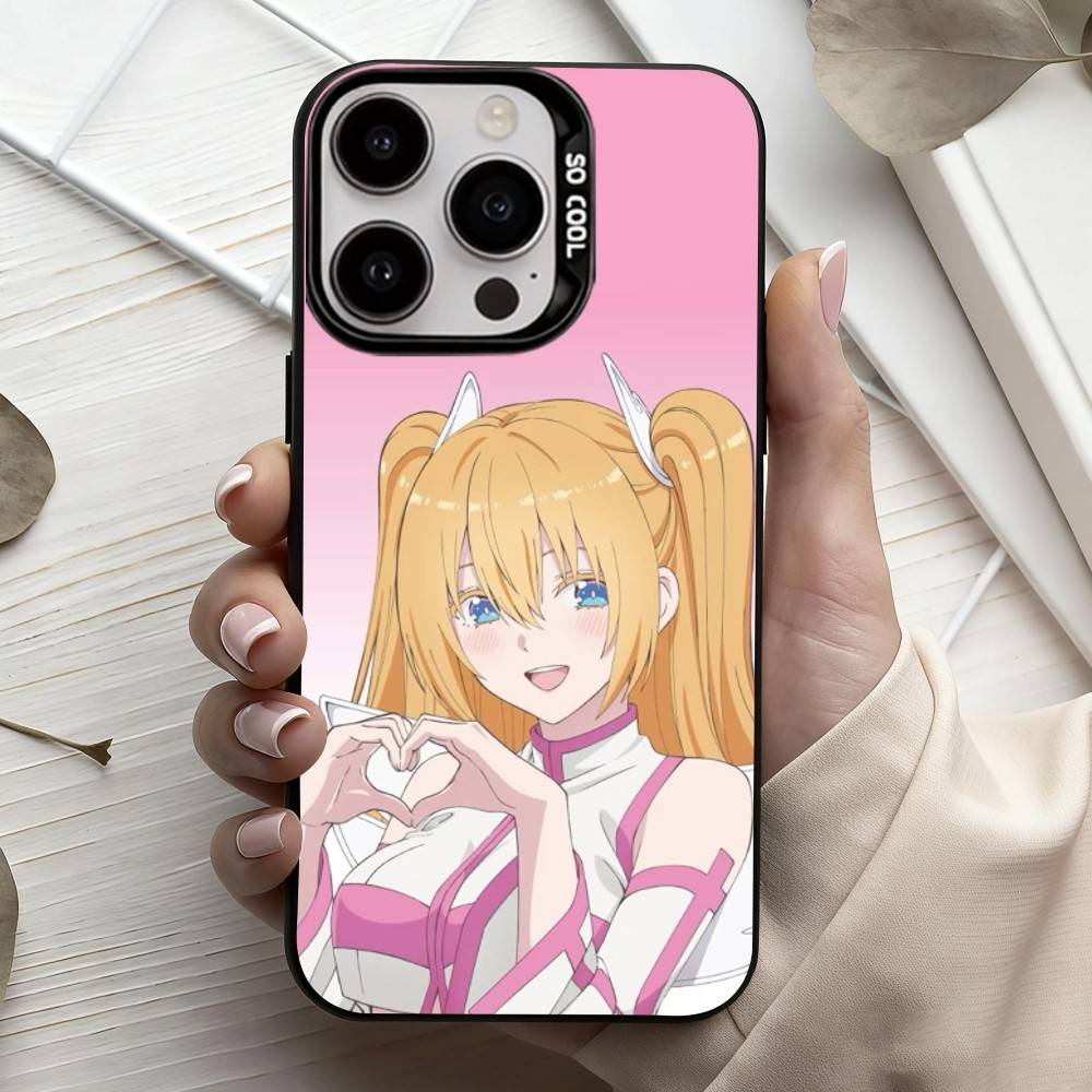 2.5 Dimensional seduction Amano Ririsa  Phone Case For iPhone17,16,15,14,13,12,11 Plus,Pro Max Black Candy silver phone case
