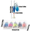Fishing Lures Kit 5 Pieces Metal Catch Jigs Metal Saltwater Fishing Lures For Trout Bass Boat Lake Pond Saltwater Freshwater