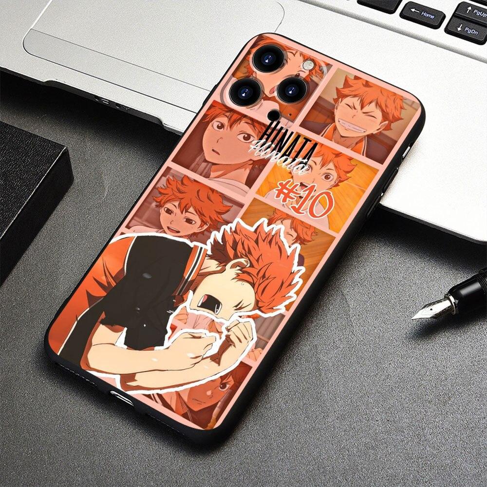 Husa pentru Apple iPhone XR 12 XS 14 7 8 Plus 11 X 13 Pro Max SE 6S Mini 5S SE2 6 5 Husa de telefon Haikyuu Volleyball Anime