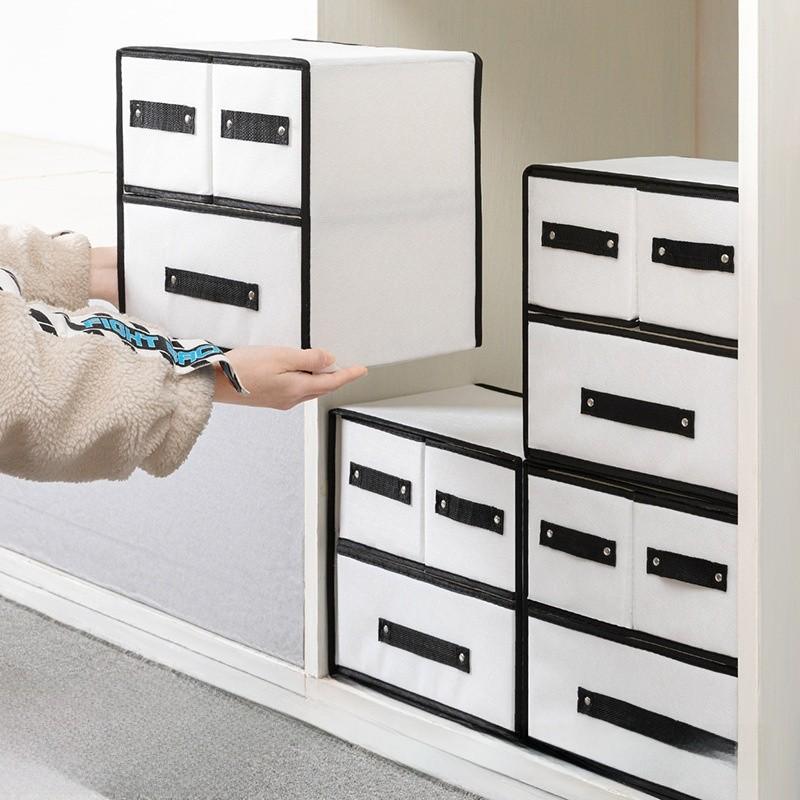 Underwear Drawer Organizer With Dividers For Closet Storage And Dust Prevention