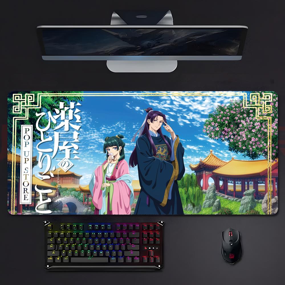 Tthe Apothecari Diaries Anime Historical Mouse Pad Mousepad Large Gaming Lockedge Thickened Pc Table Desk Mat