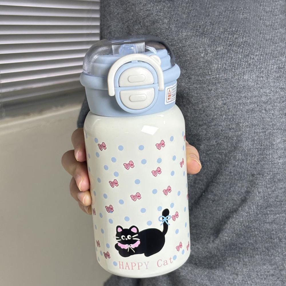 Cartoon Insulated Cup 500ml Water Mug New Drinkware  Birthday Gift