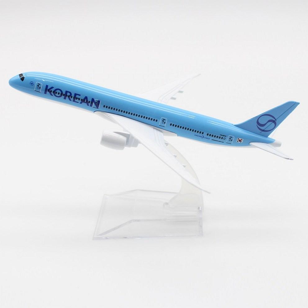 JJC Die-cast Miniature Airplane Model, New Livery Korean Air A350 (1:400 Scale, 16cm)