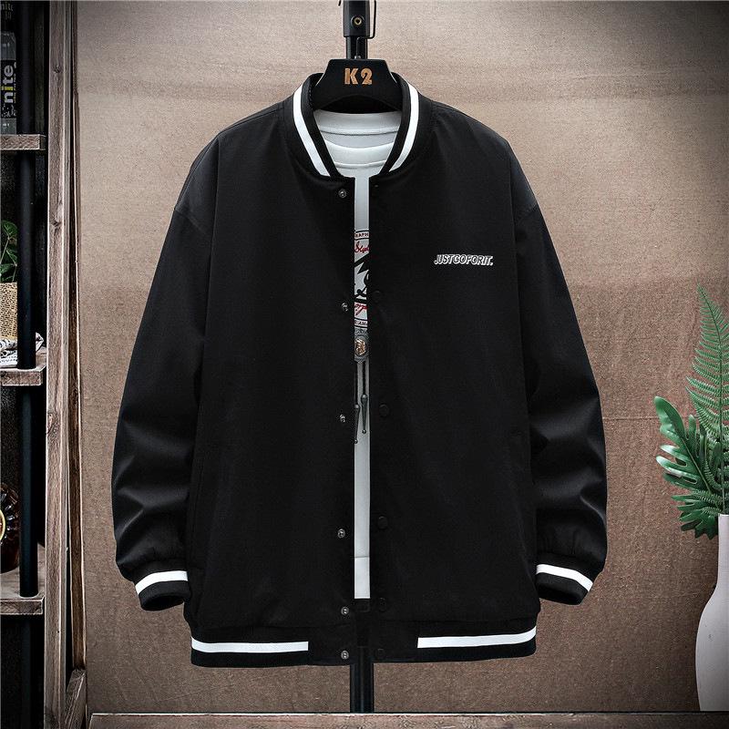 

Мужская флисовая бейсбольная куртка в стиле стритвир - Большой размер, Повседневный тренд весна/осень XL