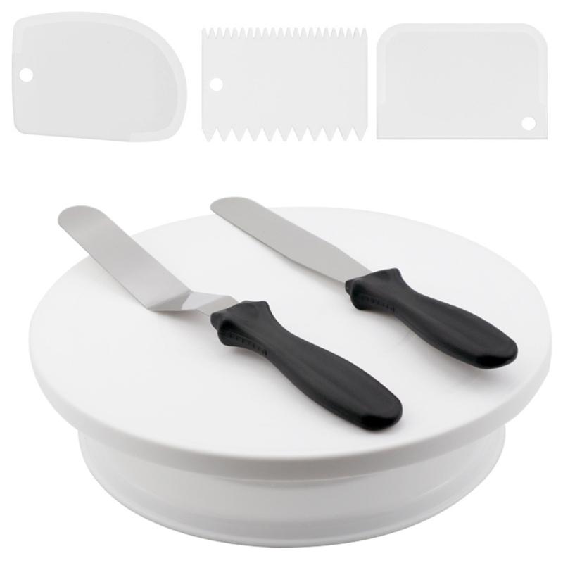 Revolving Cake Stand Professional Turntable for Cupcakes Pastries Decorations Home Baking Tool Kitchen Baking Equipment