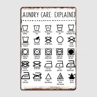 Wasicoon Uitleg Metalen Plaat Poster Club Huis Muur Gepersonaliseerde Platen Blikbord Poster