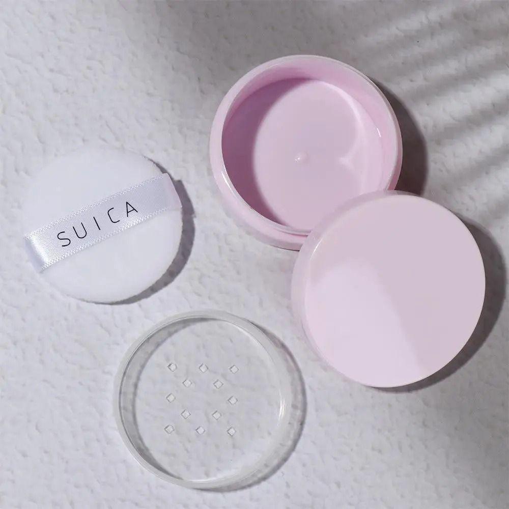 1Pcs Puff Powder Subpackage Empty Loose Powder Jars with Sifter Macaron Dispersion Powder Box White Cap Mini Cosmetics Container