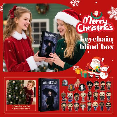 Acrylic 24-Day Christmas Countdown Calendar Mystery Box – Featuring Delightful Surprises, This Calendar Will Make Your Countdown