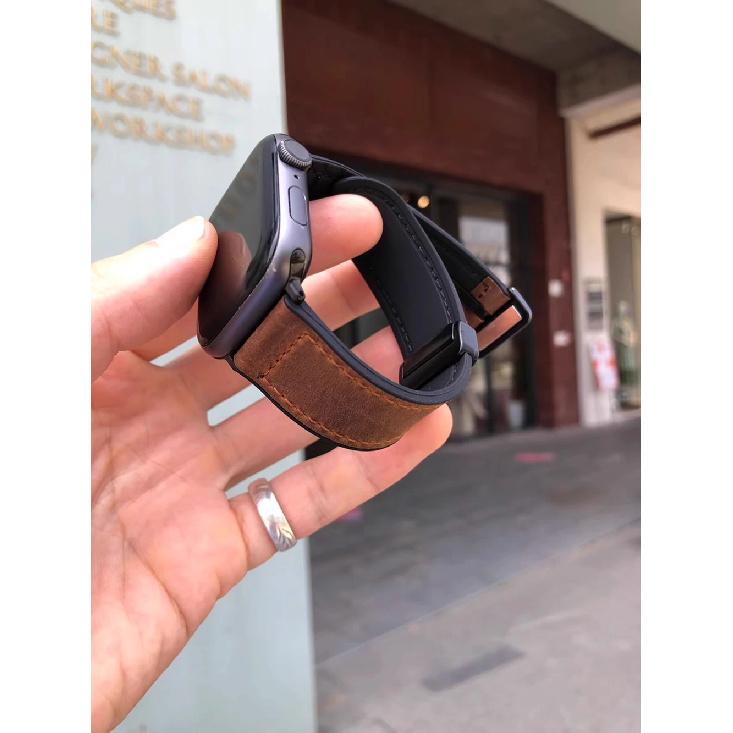 

Magnet silicone Leather loop For Apple Watch band men women Series Ultra 10/9/8/7/6 38mm 40mm 41mm 42mm 44mm 45mm 46mm Strap 38mm40mm41mm 42mmS10