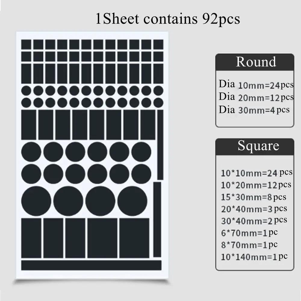 Led Covers Block Light Dimming Stickers Black Color Easy to Use Led Light Blocking Stickers Shading Avoid Glare