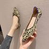Spring and autumn flat shoes fashion leisure Women's flat shoes pointed knitting elastic comfortable boutique shoes