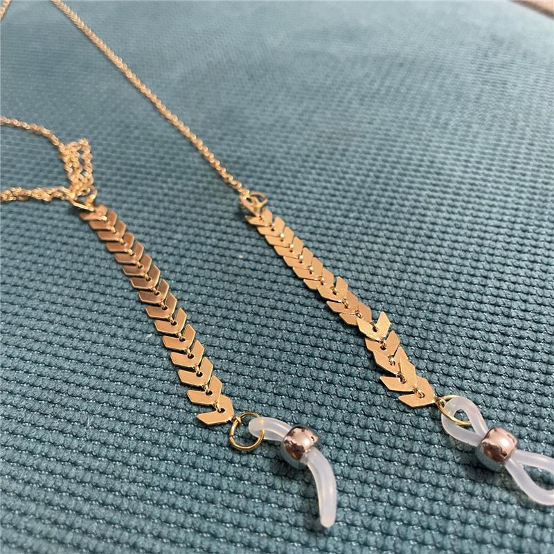 Modieuze metalen brillenketting, ophangkoord voor zonnebrillen