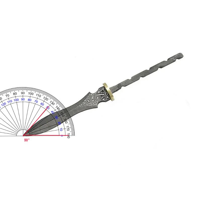 Dropshipping Prawdziwa Stal Damasceńska Nóż do Herbaty Embryo Igły do Herbaty Pu 'er DIY Materiały Domowe Ręcznie Robione Puste Akcesoria do Noża