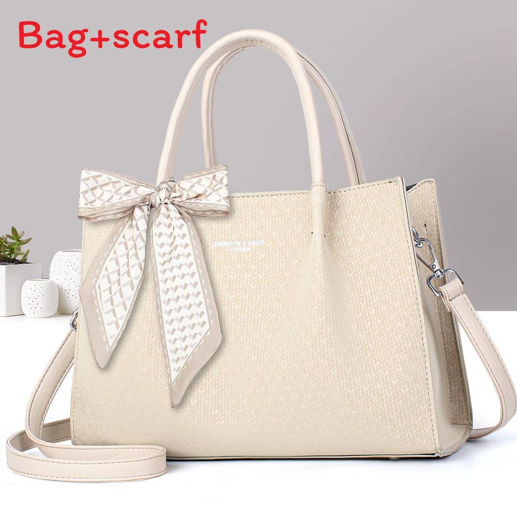 Classic Pu Tote Bag For Women With Large Capacity And Retro Style For Daily Use