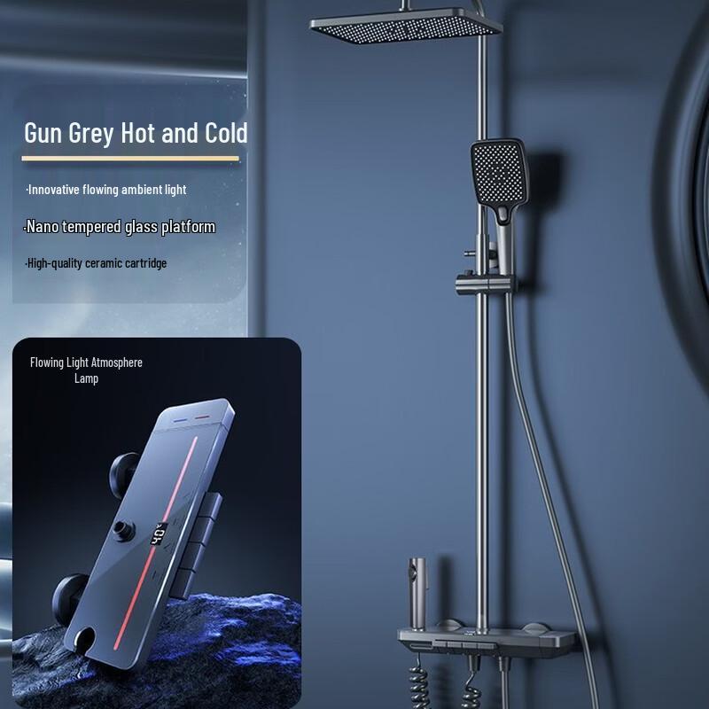 TLXT Smart Digital Display Thermostatic Shower Set