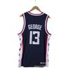 Embroidered NBA Clippers Jersey Paul George 13 Basketball Uniform Shirt Men Women Sportswear