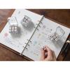 Beverly rectangular notebook notebook love mark stamp, stamp, accessory, TSW-110