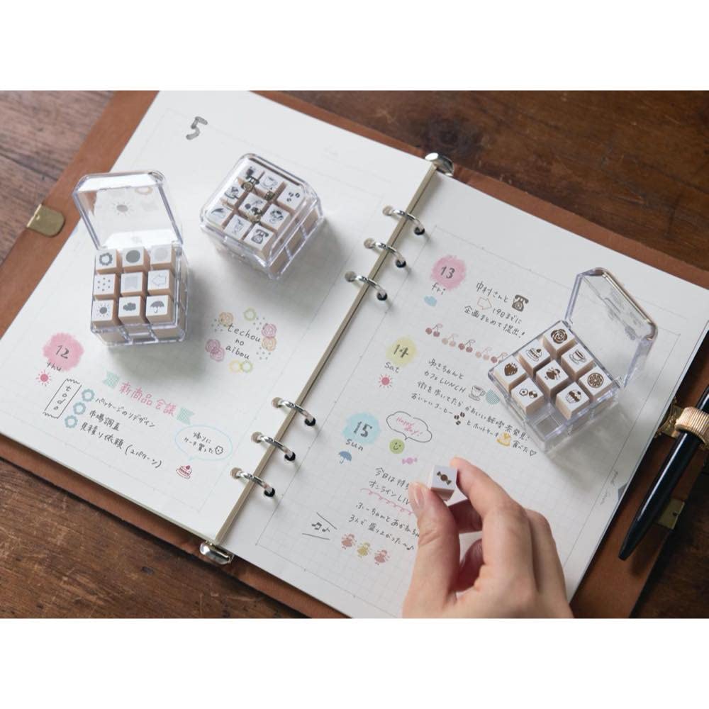 Beverly rectangular notebook notebook love mark stamp, stamp, accessory, TSW-110