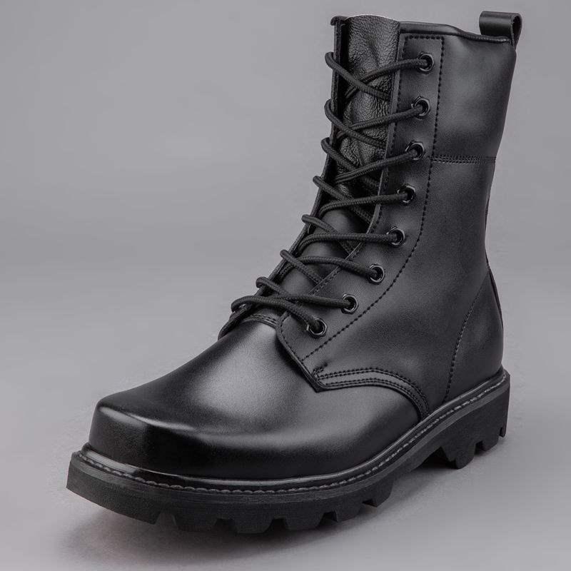 

Men s High-Top Velvet-Lined Combat Boots for Autumn/Winter Mountaineering 36