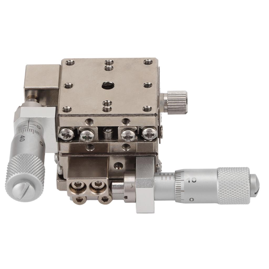 Manual XY Linear Stage Sliding Table Micrometer Trimming Platform Accurate Ball Guide Type