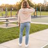 Women's Casual Pullover Hoodie, Loose Fit, Drop Shoulder, Color