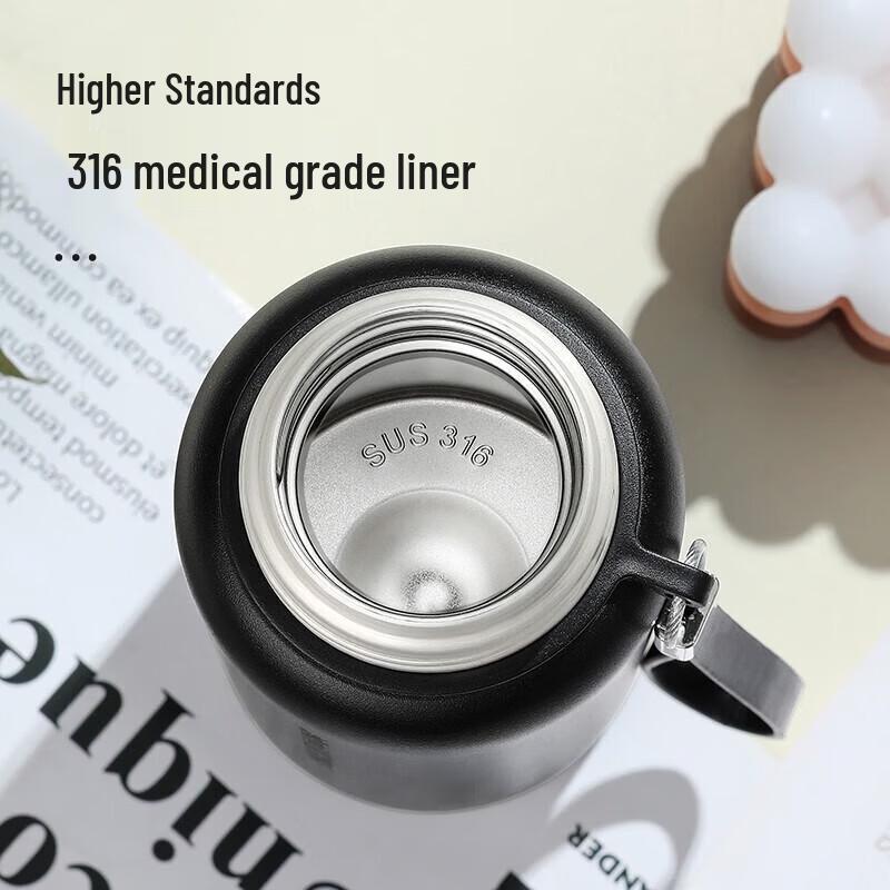 MOCOO 316 Stainless Steel Thermal Mug with Tea Infuser