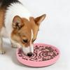 Slow Feeder Dog Bowl Silicone Dog Food Dish Puzzle Toy Slow Feeding Bowl to Prevent Gulping Choking And Bloating for Dogs And Cats