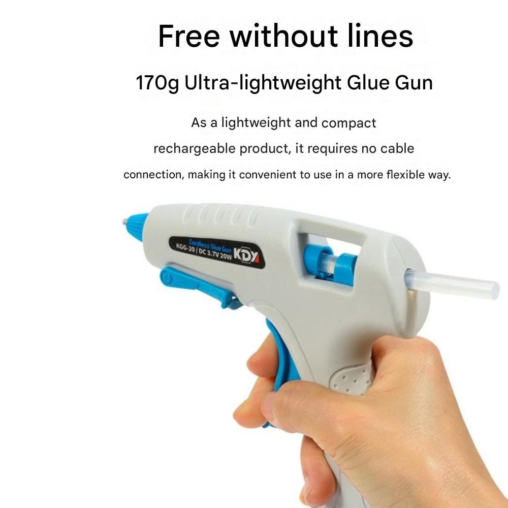 KDY Cordless Rechargeable Glue Gun (7mm) KGG-20,
