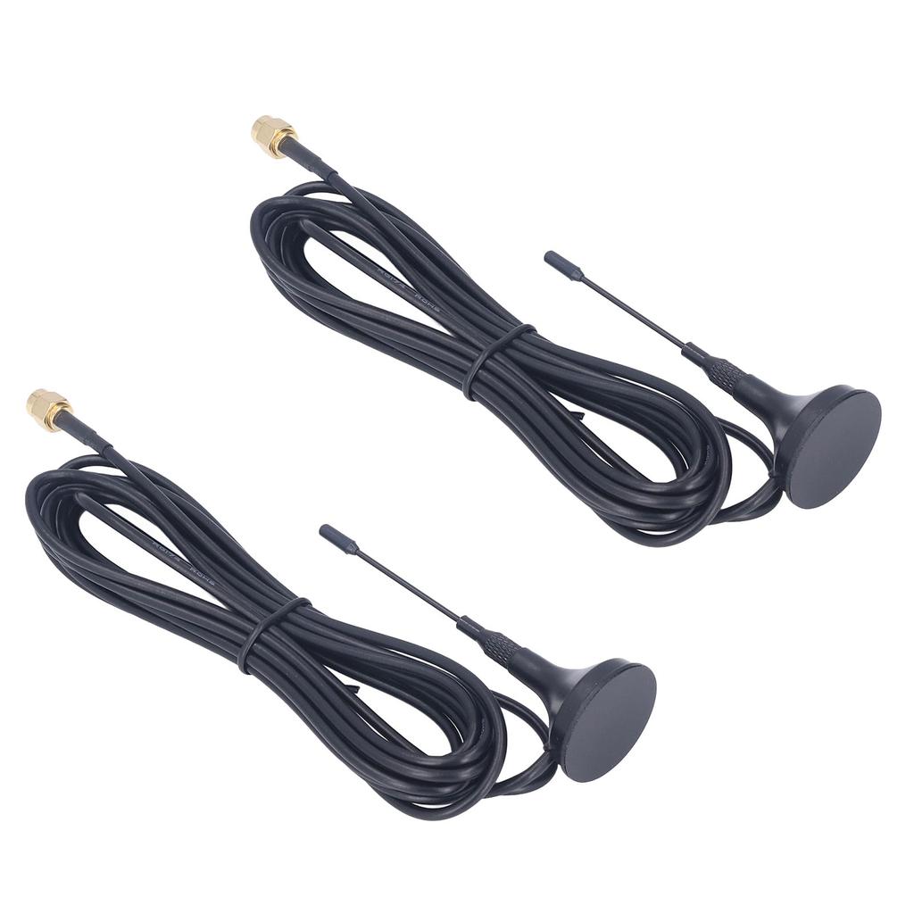 2Pcs Suction Cup Antenna GSM Mini Strong Magnetic SMA GPRS 2G 3G Signal Reception Transmission