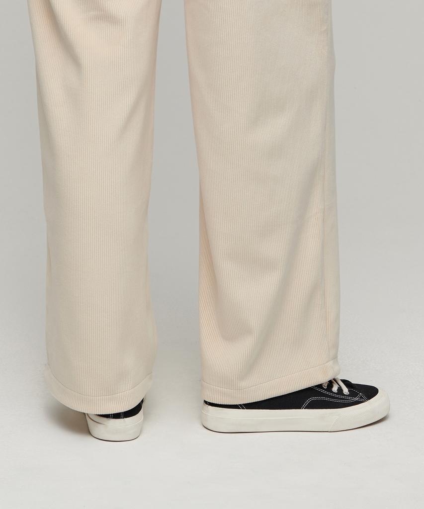MUSINSA STANDARD WOMAN Women'S Velour Corduroy Lounge Pants [Cream Beige]