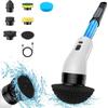 Multifunctional Cleaning Brush Rechargeable Electric Loading Liquid Automatic Rotary Cleaning Bathroom Scrubber Floor Brush