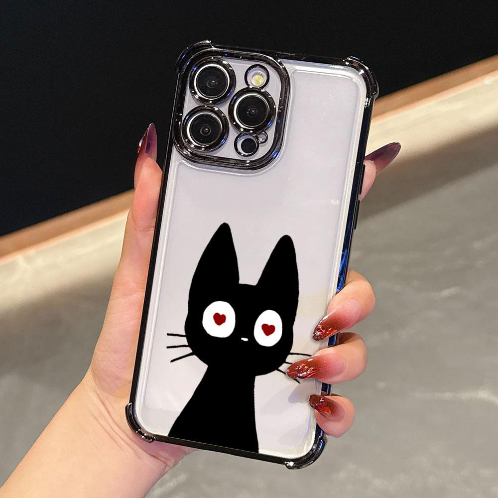 

Lustful Black Cat Love Case For Samsung Galaxy A57 A37 A07 A17 A56 5G A55 A54 A52 A53 A36 A34 A35 A73 A26 25 A16 A06 Phone Cover Galaxy A73 5G