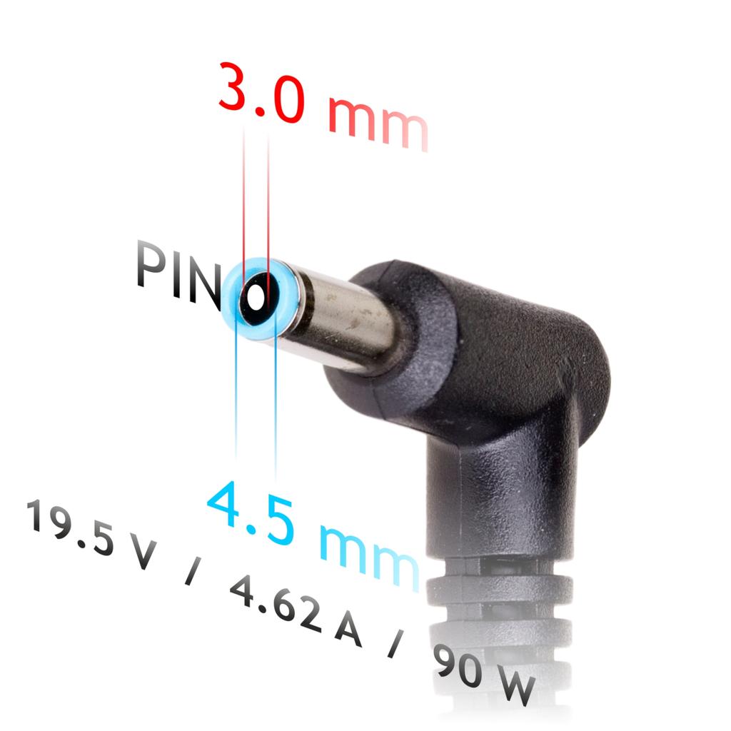 Akyga Ak-Nd-26 Power Adapter For Hp Laptop 19.5V 4.62A 90W 4.5 X 3.0 + Pin 1.2M