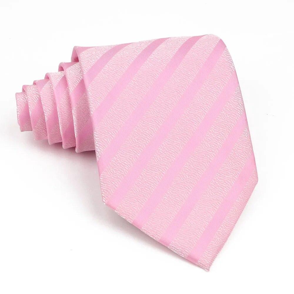 Lüks erkek Kravat 9 CM Geniş Çizgili Nokta Kravat Günlük Giyim Düğün Ofis Partisi