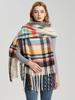 New Imitation Cashmere Women Scarf Winter Plaid Scarve Thick Wrap Shawl Pashmina Tassel Lady Mujer Foulard Bufanda Echarpe Hiver