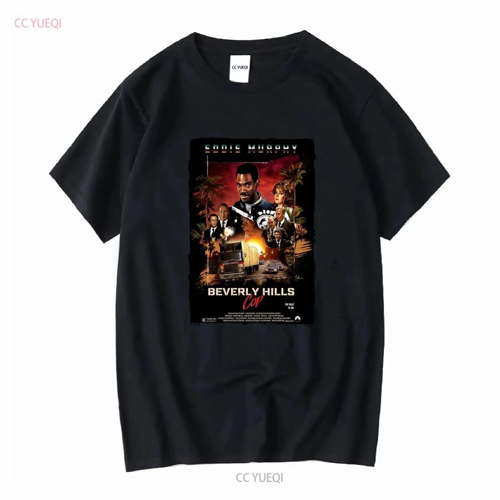 Beverly Hills Cop V9 Eddie Murphy Natural White Gray Vintage Men T Shirt all sizes S 5XL Movie long or short sleeves vintage