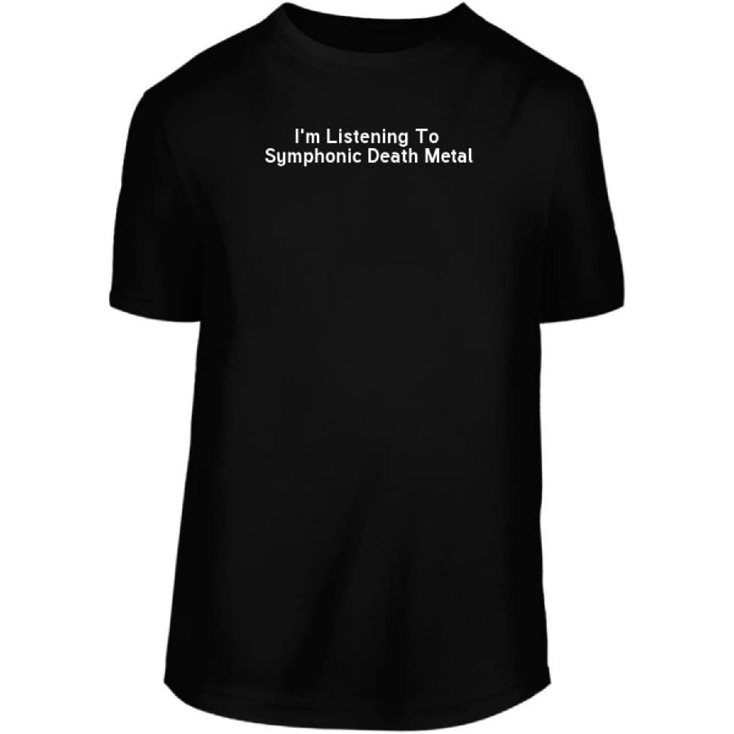 I m Listening To Symphonic Death Metal - A Nice Men s Short Sleeve T-Shirt S