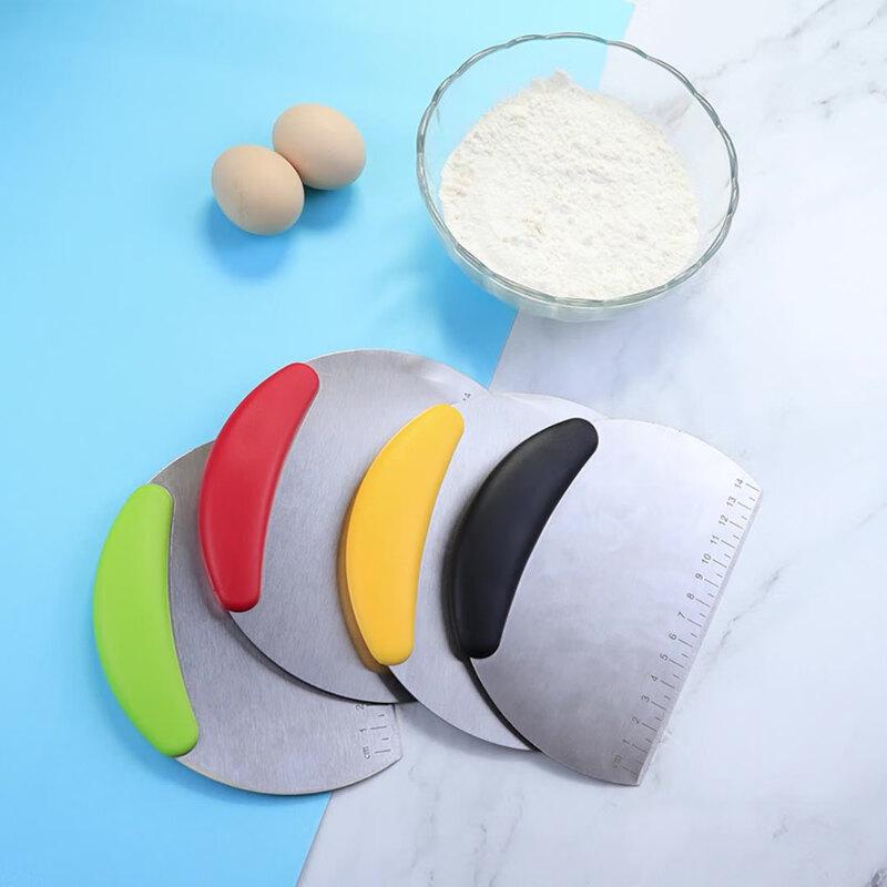 

Stainless Steel Dough Scraper with Scale
