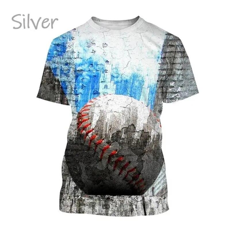 

Лидер продаж, бейсбольная футболка с принтом, индивидуальная 3D футболка, спортивная софтбольная футболка унисекс в стиле Харадзюку, быстросохнущая футболка с короткими рукавами, топ 6XL